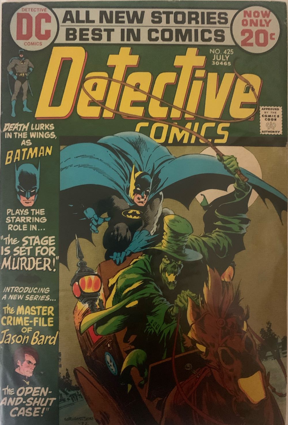 Detective Comics - DC (425 - Jul 1972) comic book collectible - Main Image 3
