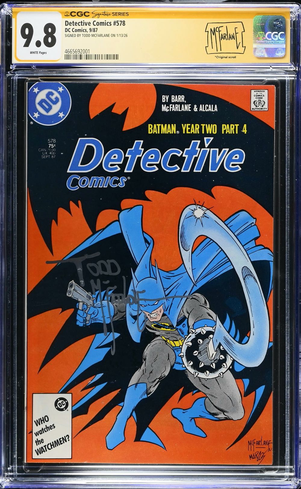 Detective Comics - DC Comics (578 - Sep 1987) comic book collectible - Main Image 2