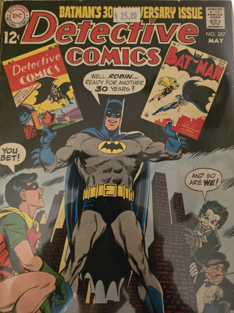 Detective Comics (Vol. 1)  (387 - May 1969) comic book collectible - Main Image 2