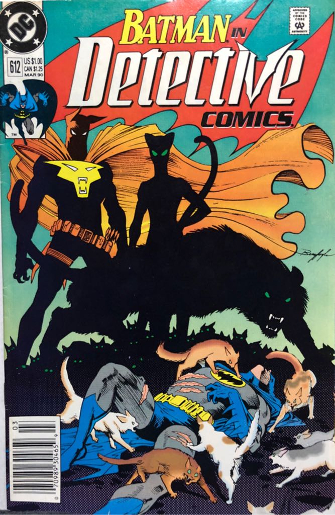 Detective Comics - DC Comics (612 - Mar 1990) comic book collectible [Barcode 07098930465903] - Main Image 1