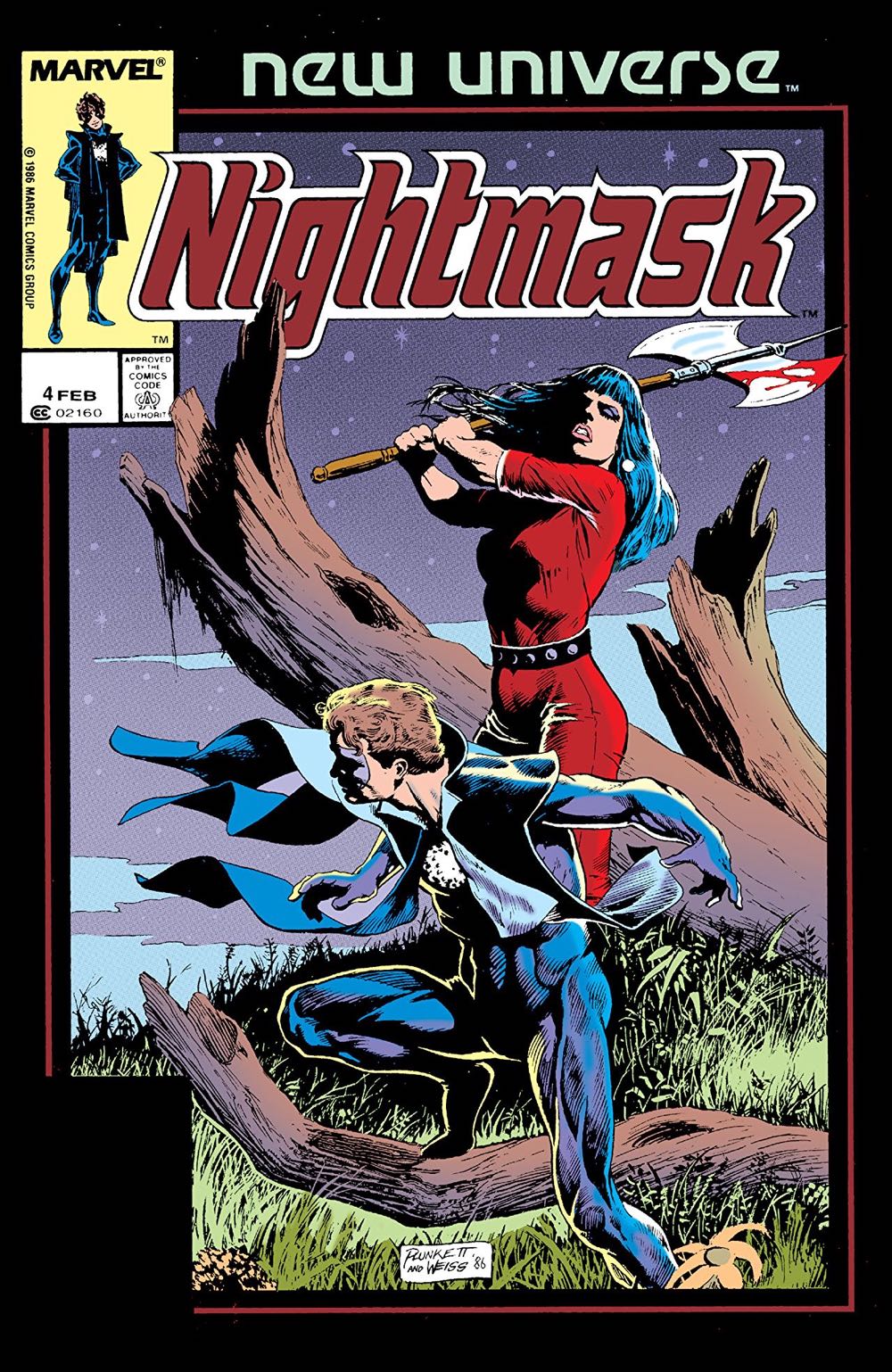 Nightmask Vol 1 - Marvel Comics (1 - Nov 1986) comic book collectible [Barcode 759606059393] - Main Image 3