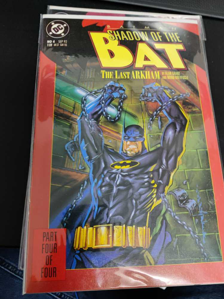 Batman: Shadow of the Bat (1992) - DC (Detective Comics) (4 - Sep 1992) comic book collectible [Barcode 761941200095] - Main Image 1