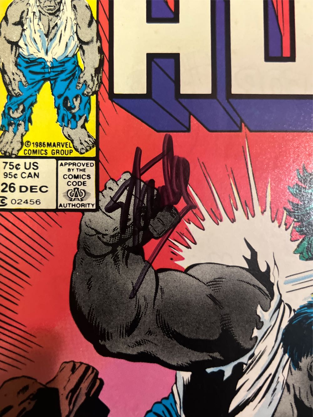 Incredible Hulk - Marvel (326 - Dec 1986) comic book collectible [Barcode 071486024569] - Main Image 3