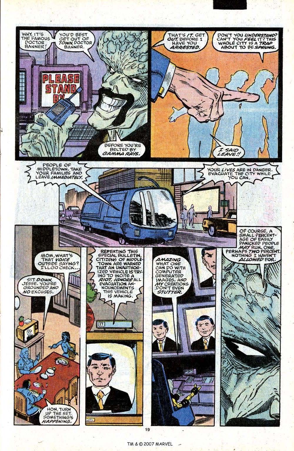 The Incredible Hulk - Marvel Comics (345 - Jul 1988) comic book collectible [Barcode 9780785107903] - Main Image 3