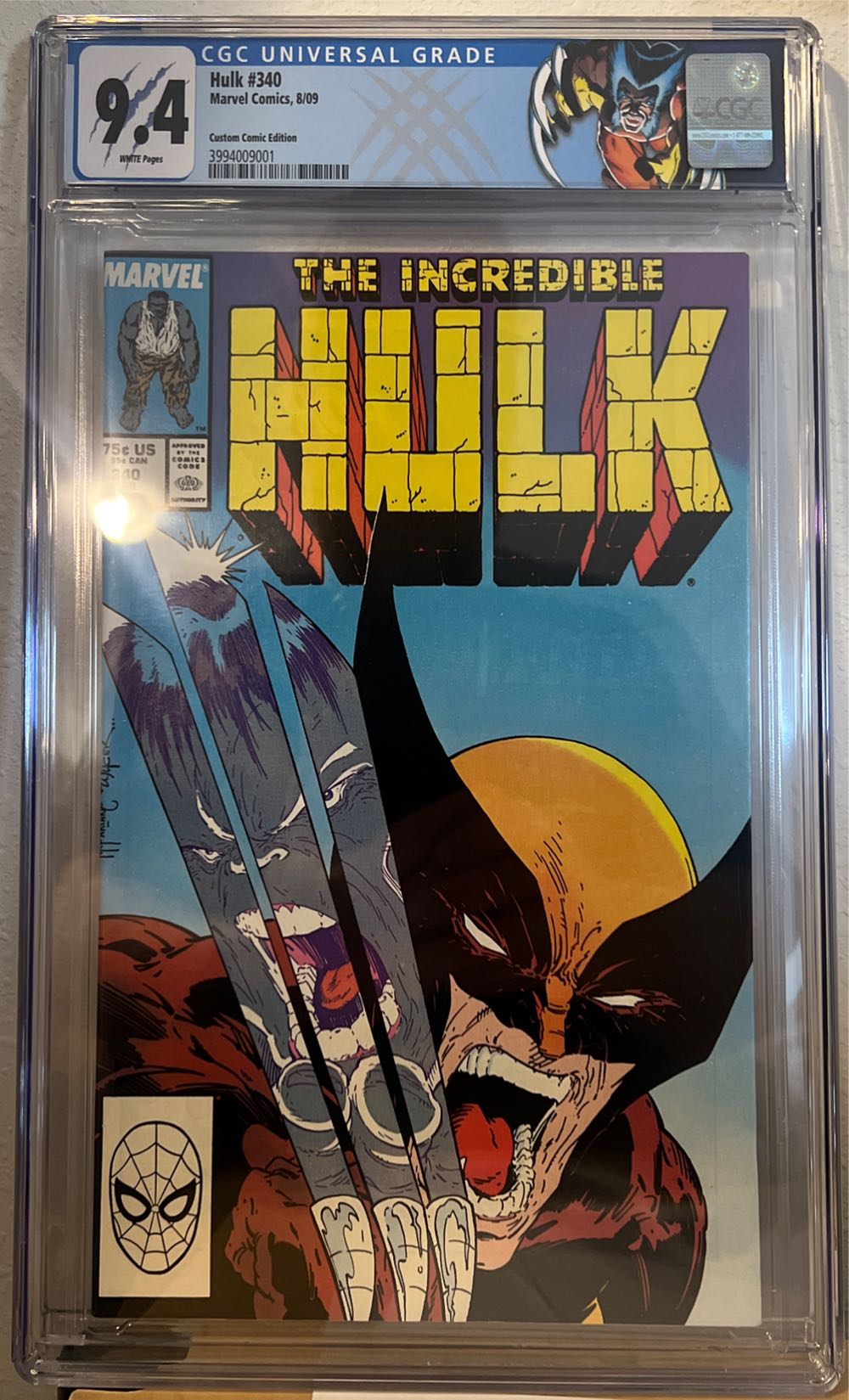 The Incredible Hulk - Marvel (340 - Feb 1988) comic book collectible [Barcode 9780785107903] - Main Image 3