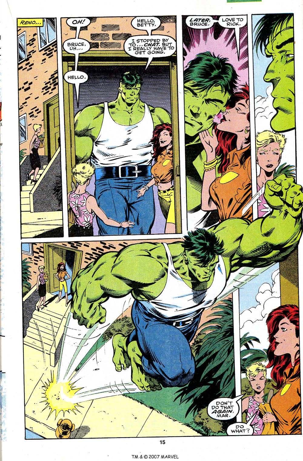 The Incredible Hulk - Marvel Comics (388 - 12/1991) comic book collectible [Barcode 9780785107903] - Main Image 3