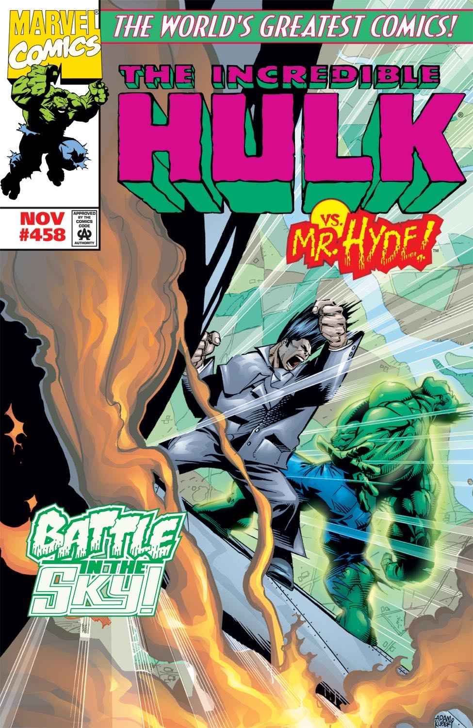 The Incredible Hulk - Marvel Comics (458 - Nov 1997) comic book collectible [Barcode 9780785107903] - Main Image 2