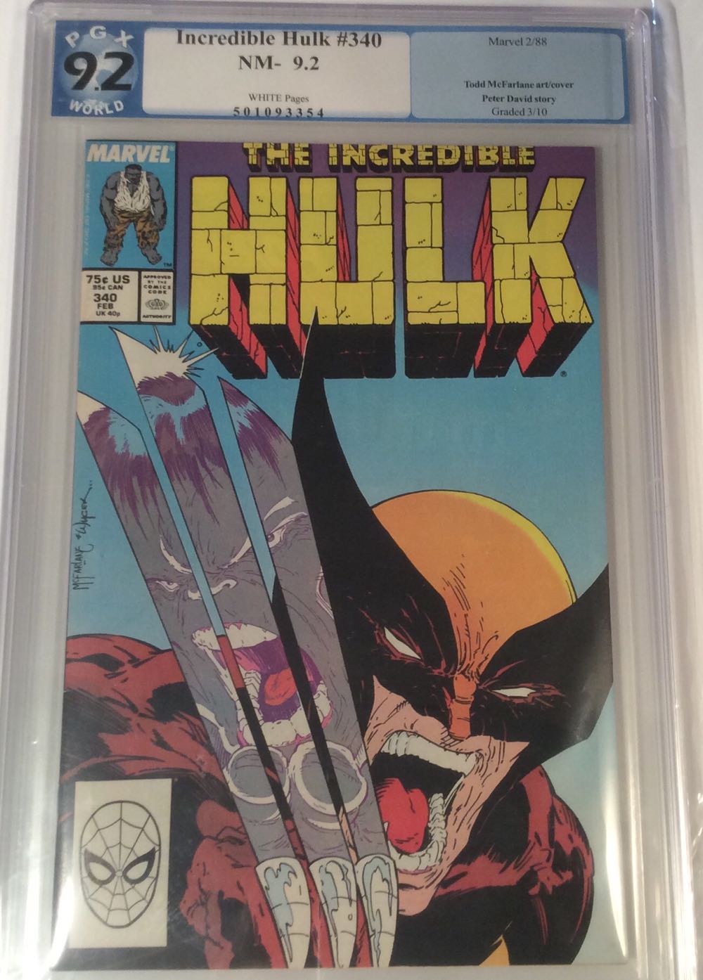 Incredible Hulk, The - Marvel Comics (340 - Feb 1988) comic book collectible [Barcode 9780785107903] - Main Image 2