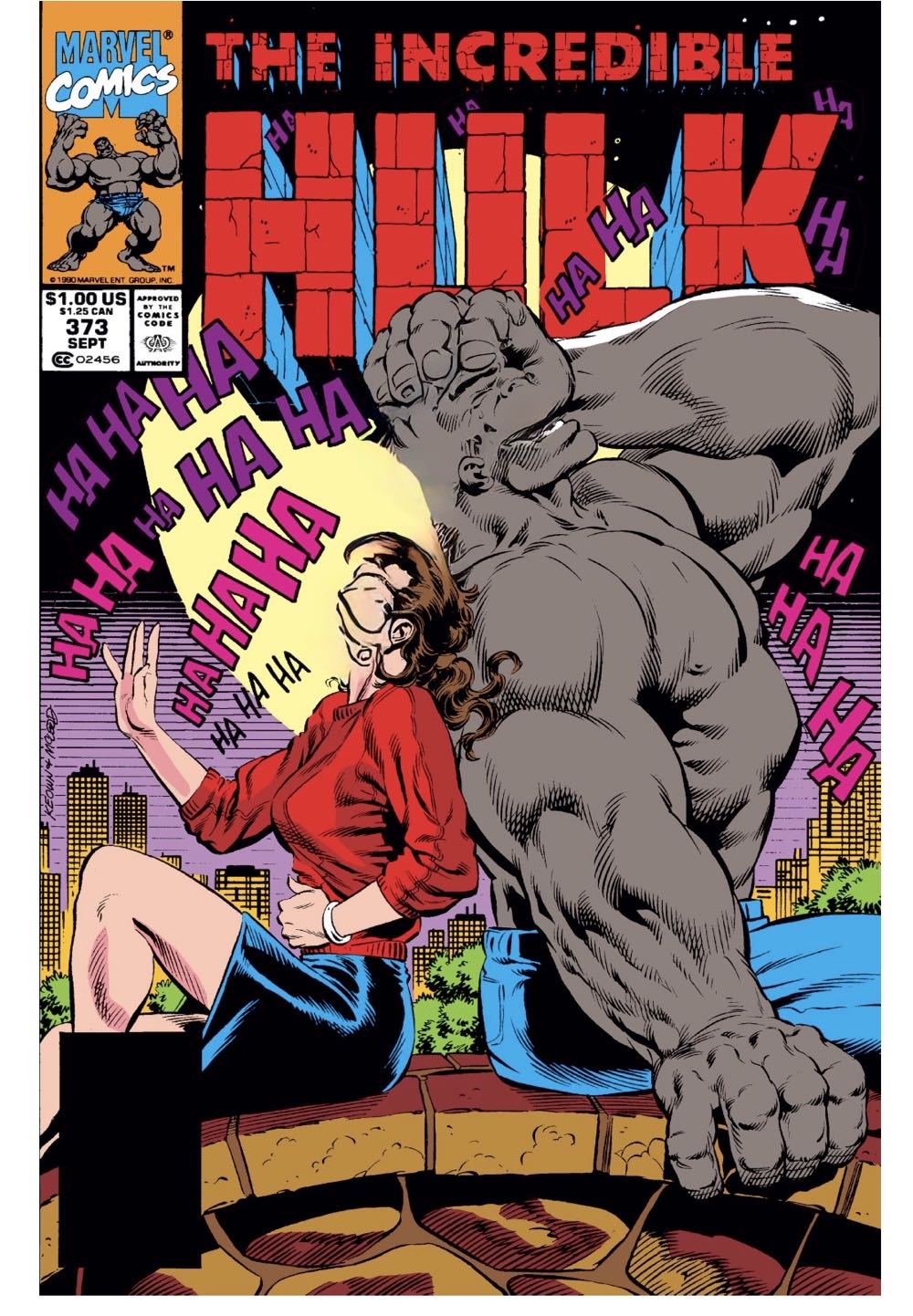 The Incredible Hulk - Buy Me (373 - Sep 1990) comic book collectible [Barcode 9780785107903] - Main Image 3