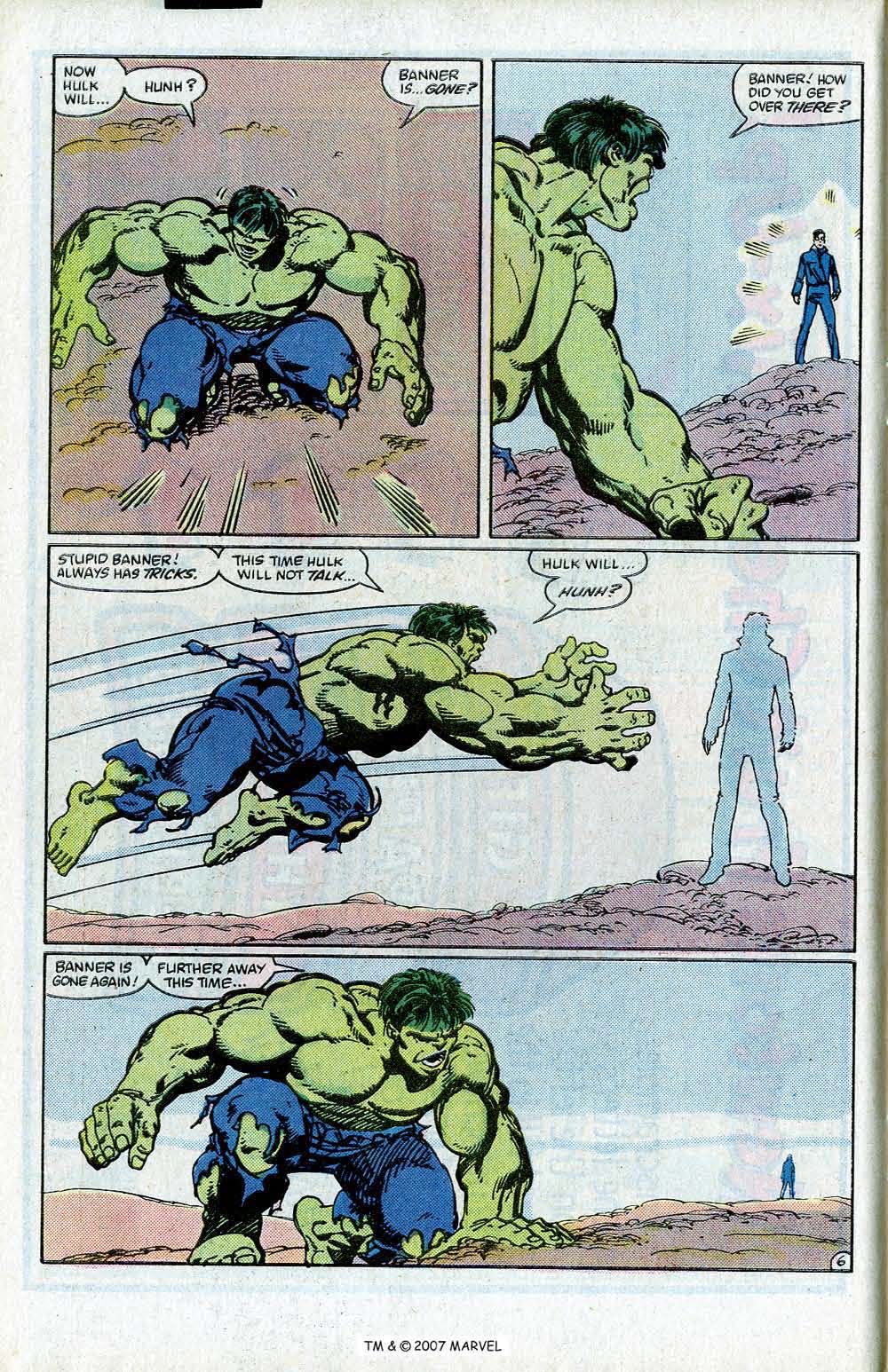 Incredible Hulk - Marvel Comics (315 - Jan 1986) comic book collectible [Barcode 9780785107903] - Main Image 3