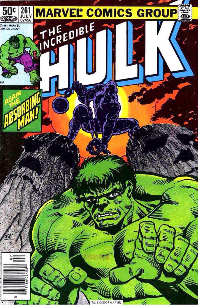 The Incredible Hulk - Marvel (261 - Jul 1981) comic book collectible [Barcode 9780785107903] - Main Image 1