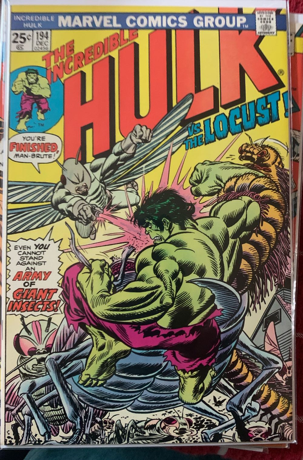 The Incredible Hulk (Vol. 1) - Marvel Comics Group (194 - Dec 1975) comic book collectible [Barcode 071486024750] - Main Image 2