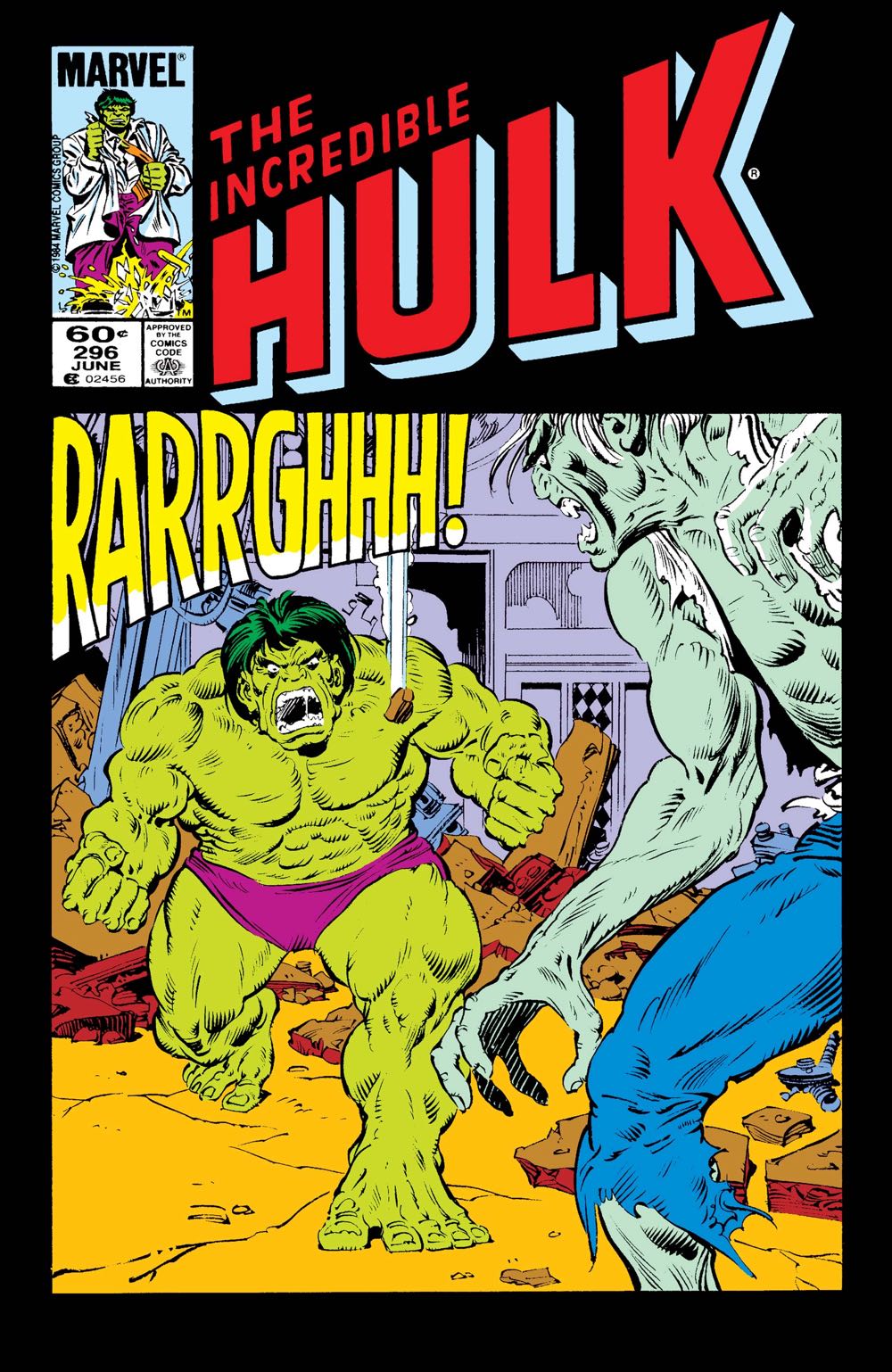 The Incredible Hulk - Marvel Comics (296 - Jun 1984) comic book collectible [Barcode 9780785107903] - Main Image 3