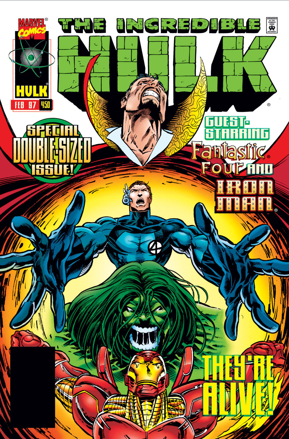 The Incredible Hulk - Marvel Comics (450 - Feb 1997) comic book collectible [Barcode 759606047451] - Main Image 2
