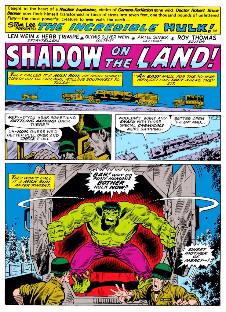 Incredible Hulk, The - Marvel Comics Group (184 - Feb 1975) comic book collectible [Barcode 9780785107903] - Main Image 2