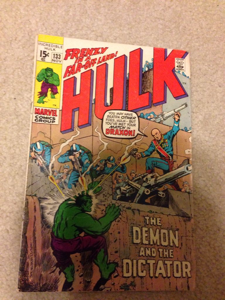 The Incredible Hulk - Marvel Comics Group (133 - Nov 1970) comic book collectible [Barcode 9780785107903] - Main Image 1