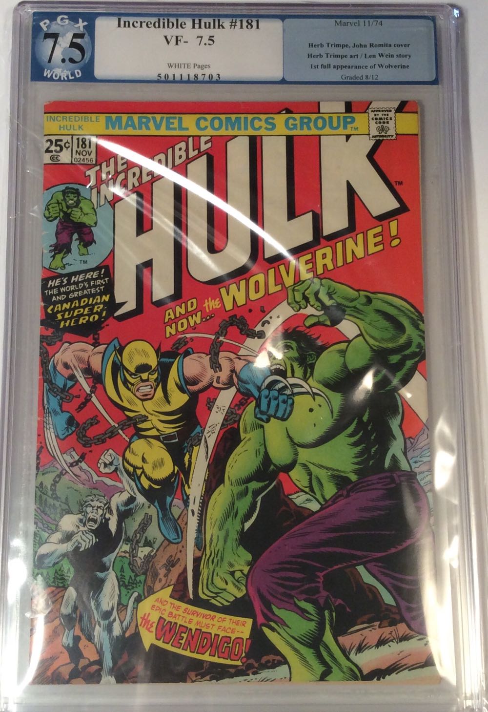The Incredible Hulk - Marvel Comic (181 Facsimile - Mar 2019) comic book collectible [Barcode 9780785107903] - Main Image 2
