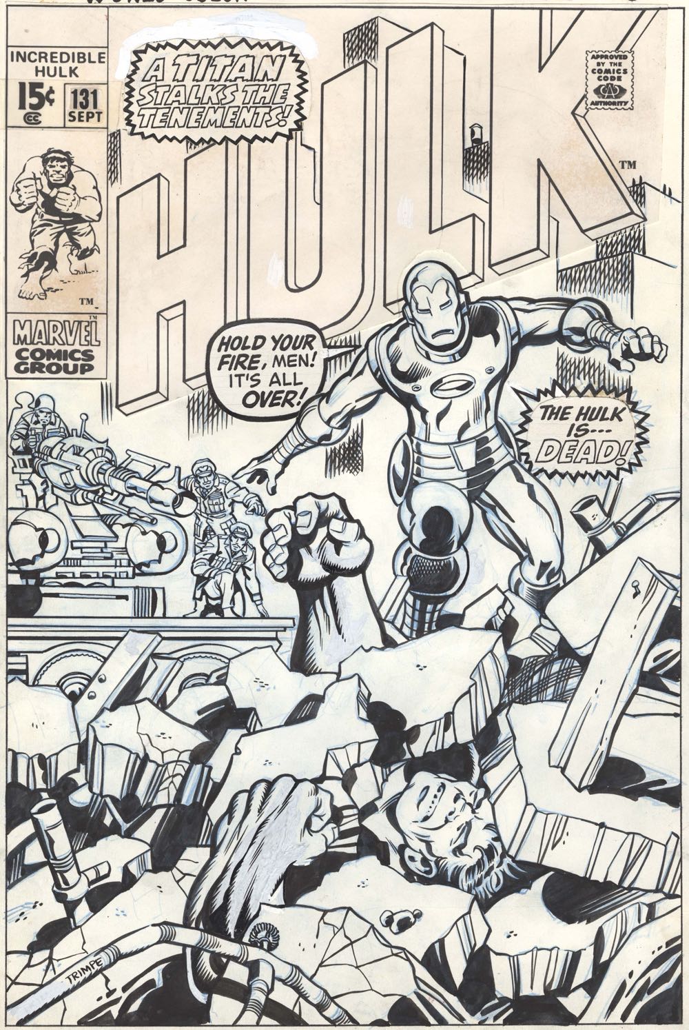 Incredible Hulk, The - Marvel Comics Group (131 - Sep 1970) comic book collectible [Barcode 9780785107903] - Main Image 3