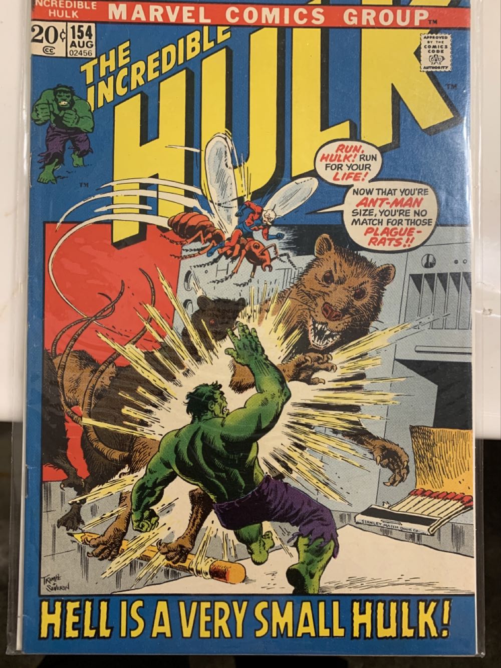 Incredible Hulk, The - Marvel Comics Group (154 - Aug 1972) comic book collectible [Barcode 9780785107903] - Main Image 2