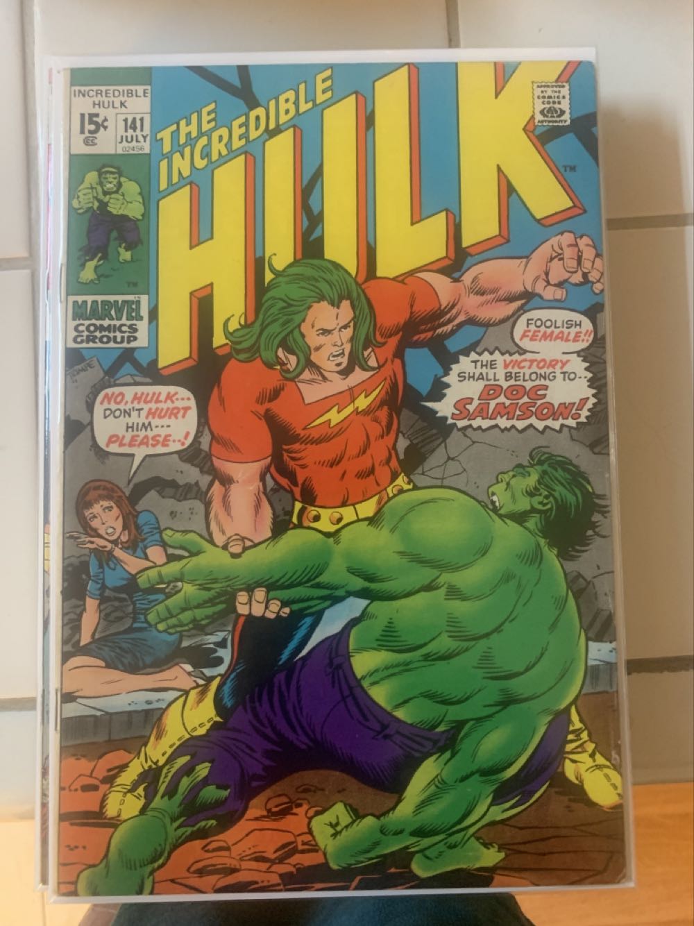 Incredible Hulk, The - Marvel Comics Group (141 - Jul 1971) comic book collectible - Main Image 3