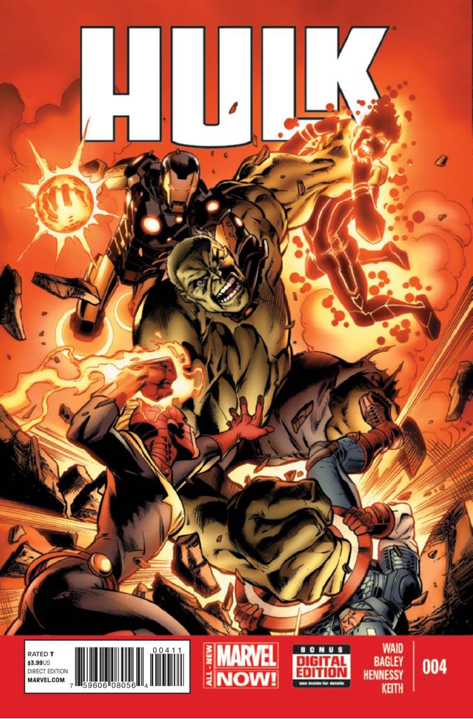 The Incredible Hulk - Marvel Comics (4 - Aug 2014) comic book collectible [Barcode 759606080564] - Main Image 1