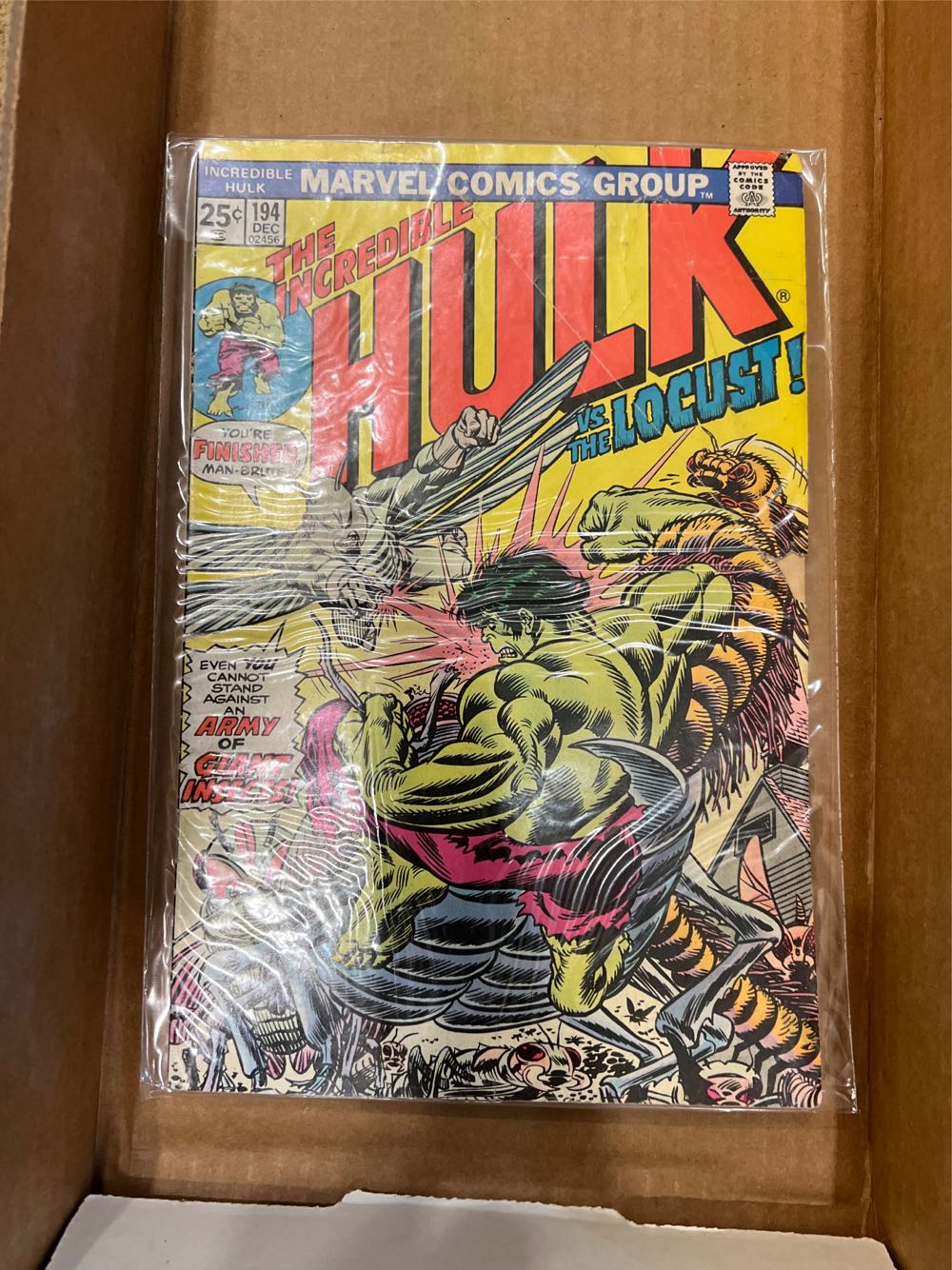 Incredible Hulk (Vol 1 - Marvel (198 - Apr 1976) comic book collectible - Main Image 3