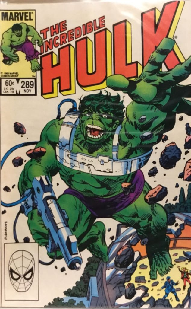 The Incredible Hulk - Marvel Comics Group (289 - Nov 1983) comic book collectible [Barcode 071486024569] - Main Image 2