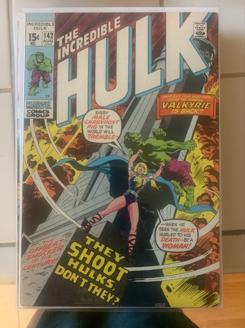 Incredible Hulk, The - Marvel Comics Group (142 - Aug 1971) comic book collectible - Main Image 2