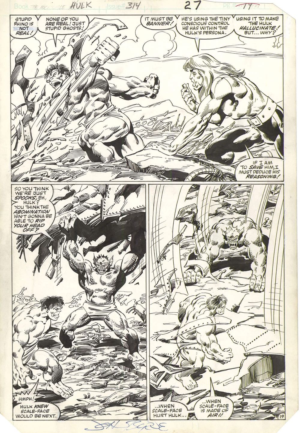 Incredible Hulk, The - Marvel Comics (314 - Dec 1985) comic book collectible [Barcode 071486024569] - Main Image 3