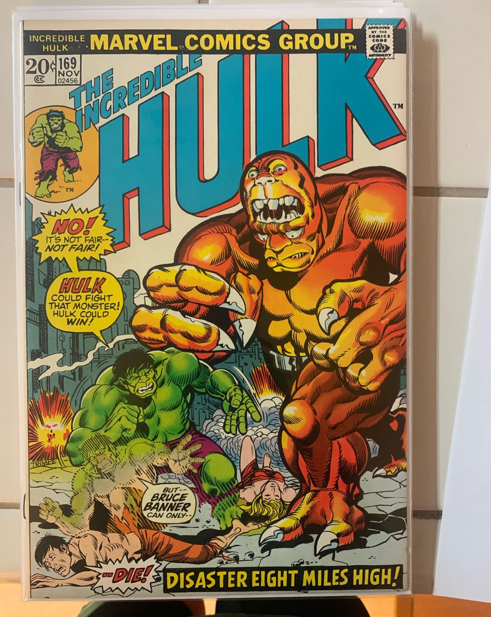 Incredible Hulk, The - Marvel Comics Group (169 - Nov 1973) comic book collectible [Barcode 071486024569] - Main Image 2
