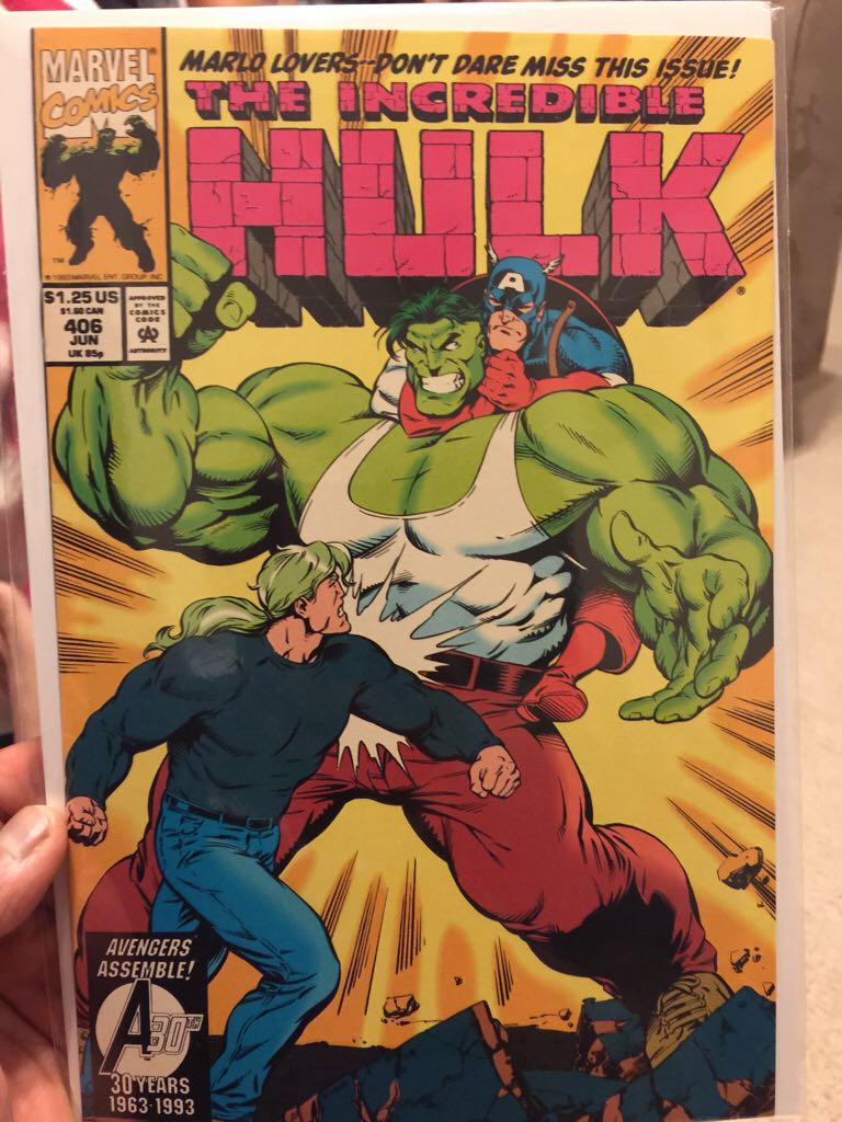 The Incredible Hulk  (406) comic book collectible - Main Image 1
