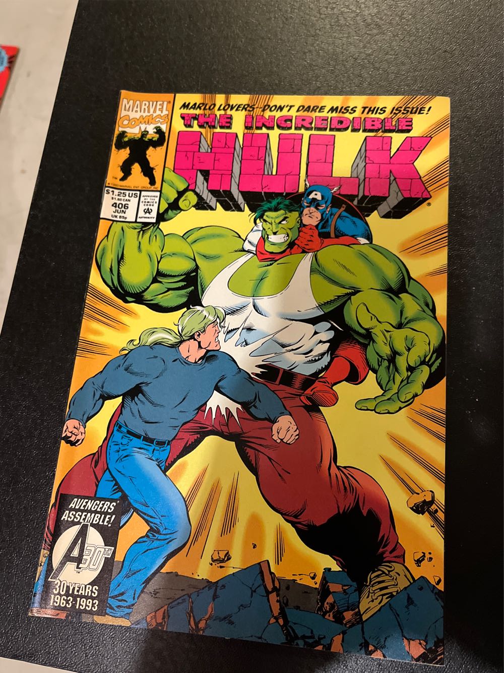 The Incredible Hulk  (406) comic book collectible - Main Image 2