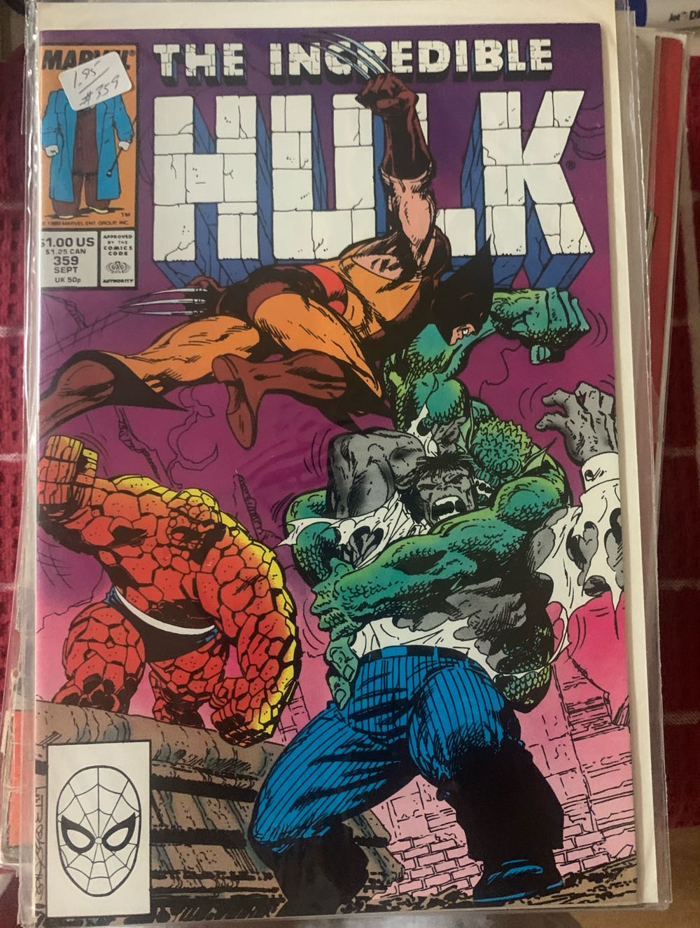 The Incredible Hulk 359 - Marvel Comics (359 - Sep 1989) comic book collectible [Barcode 071486024569] - Main Image 2