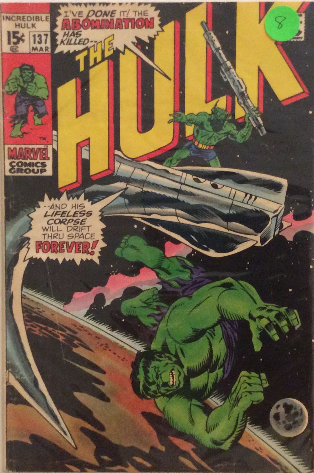 Incredible Hulk, The - Marvel Comics Group (137 - Mar 1971) comic book collectible - Main Image 2