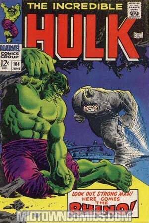The Incredible Hulk (Vol. 1) - Marvel Comics Group (104 - Jun 1968) comic book collectible - Main Image 1
