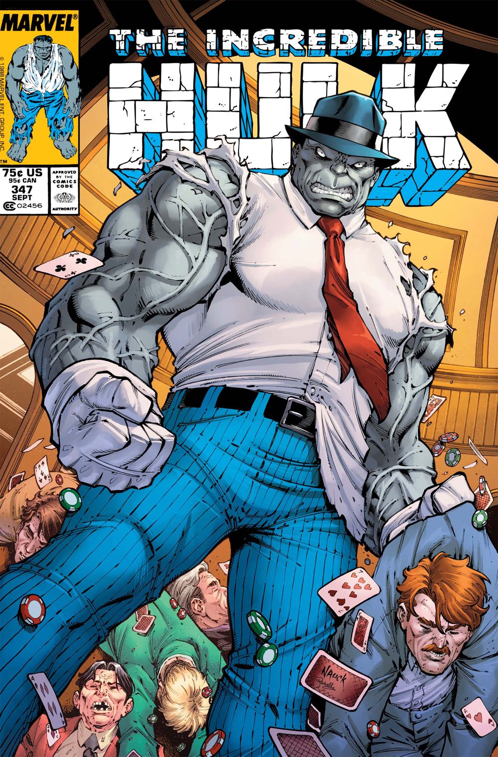 Incredible Hulk, The - Marvel Comics (347 - Sep 1988) comic book collectible [Barcode 759606066377] - Main Image 4