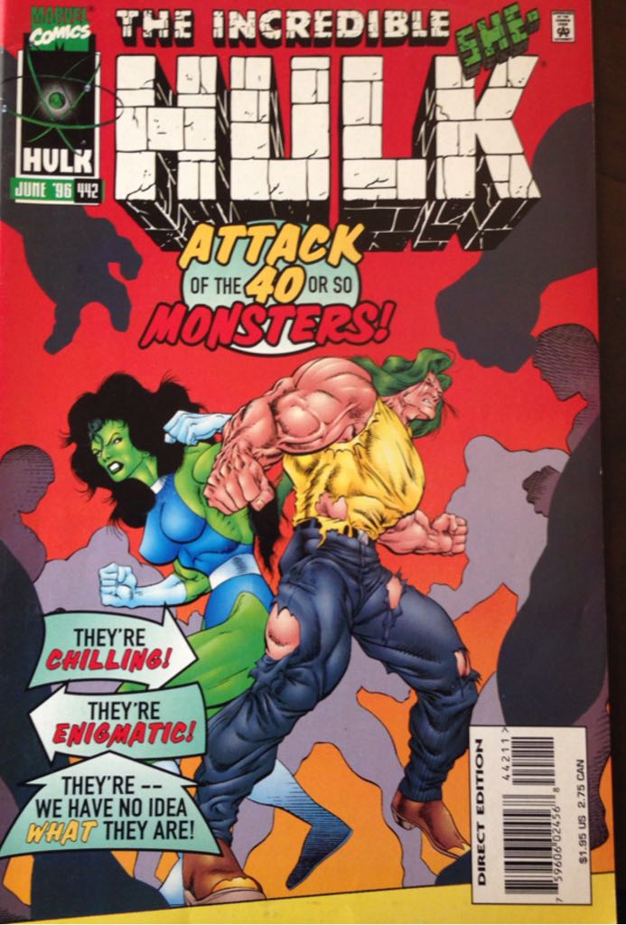 The Incredible Hulk (Vol. 1) - Marvel Comics Group (442 - Jun 1996) comic book collectible [Barcode 759606024568] - Main Image 1