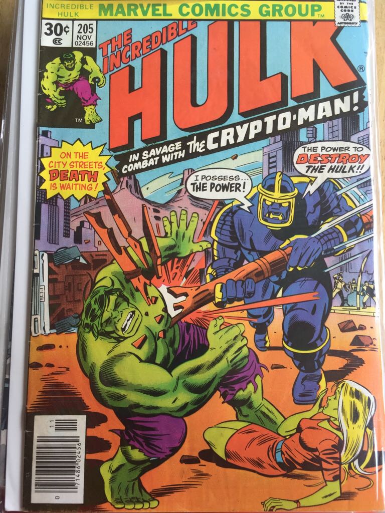 The Incredible Hulk - Marvel Comic Group (205 - Nov 1976) comic book collectible [Barcode 07148602456911] - Main Image 1