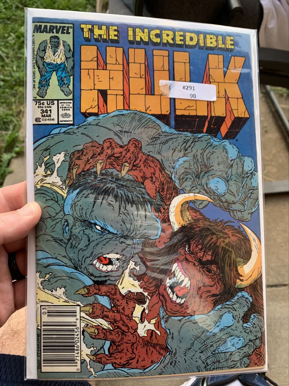 The Incredible Hulk - Marvel (341 - Mar 1988) comic book collectible [Barcode 07148602456904] - Main Image 2