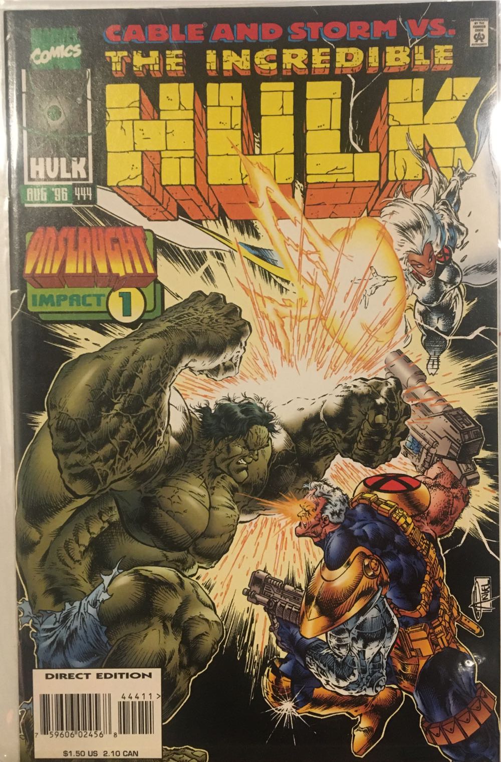 The Incredible Hulk - Marvel Comics (444 - Aug 1996) comic book collectible [Barcode 75960602456844411] - Main Image 3