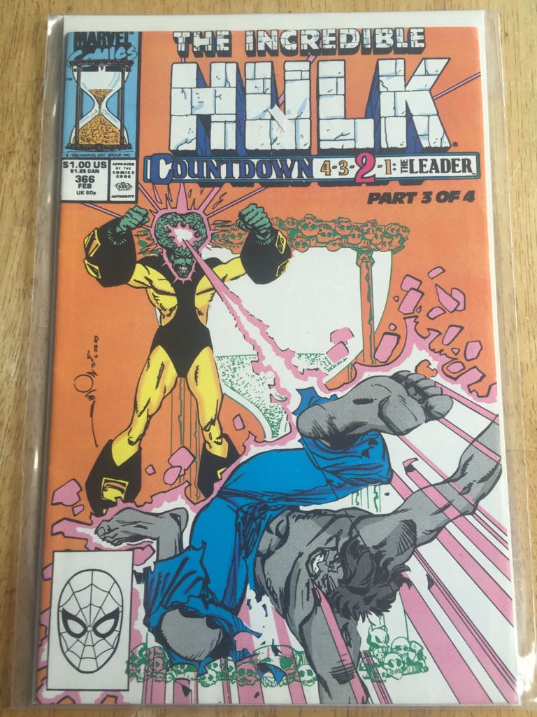 The Incredible Hulk - Marvel Comics Group (366 - Feb 1990) comic book collectible - Main Image 1