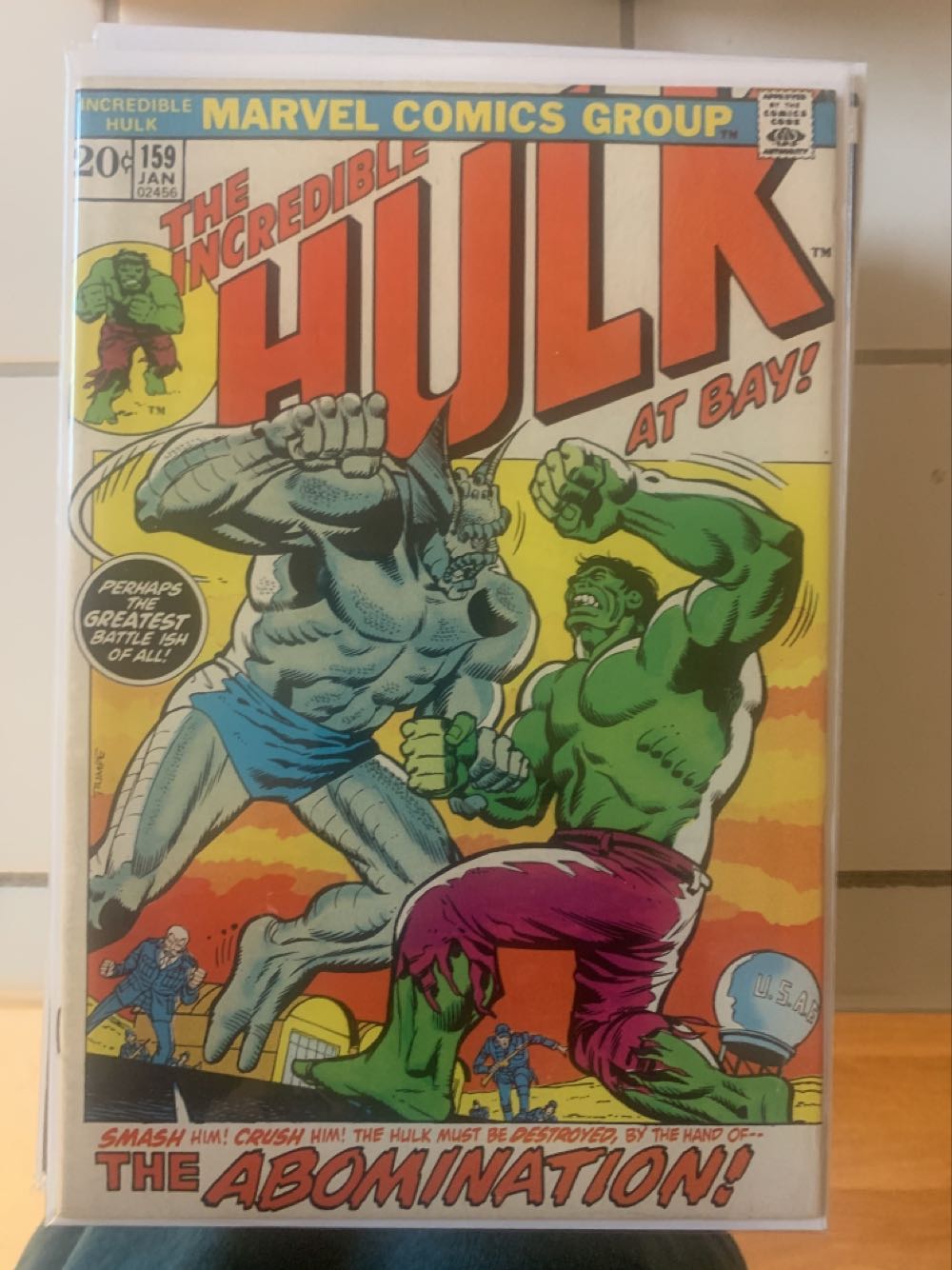 The Incredible Hulk - Marvel Comic Group (159 - 01/1973) comic book collectible - Main Image 2