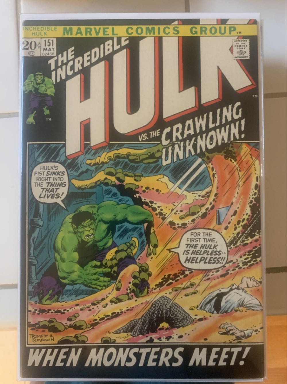 Incredible Hulk - Marvel Comics Group (151 - May 1972) comic book collectible - Main Image 2