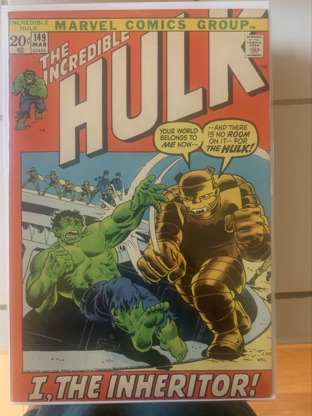 Incredible Hulk, The - Marvel Comics Group (149 - Mar 1972) comic book collectible - Main Image 2
