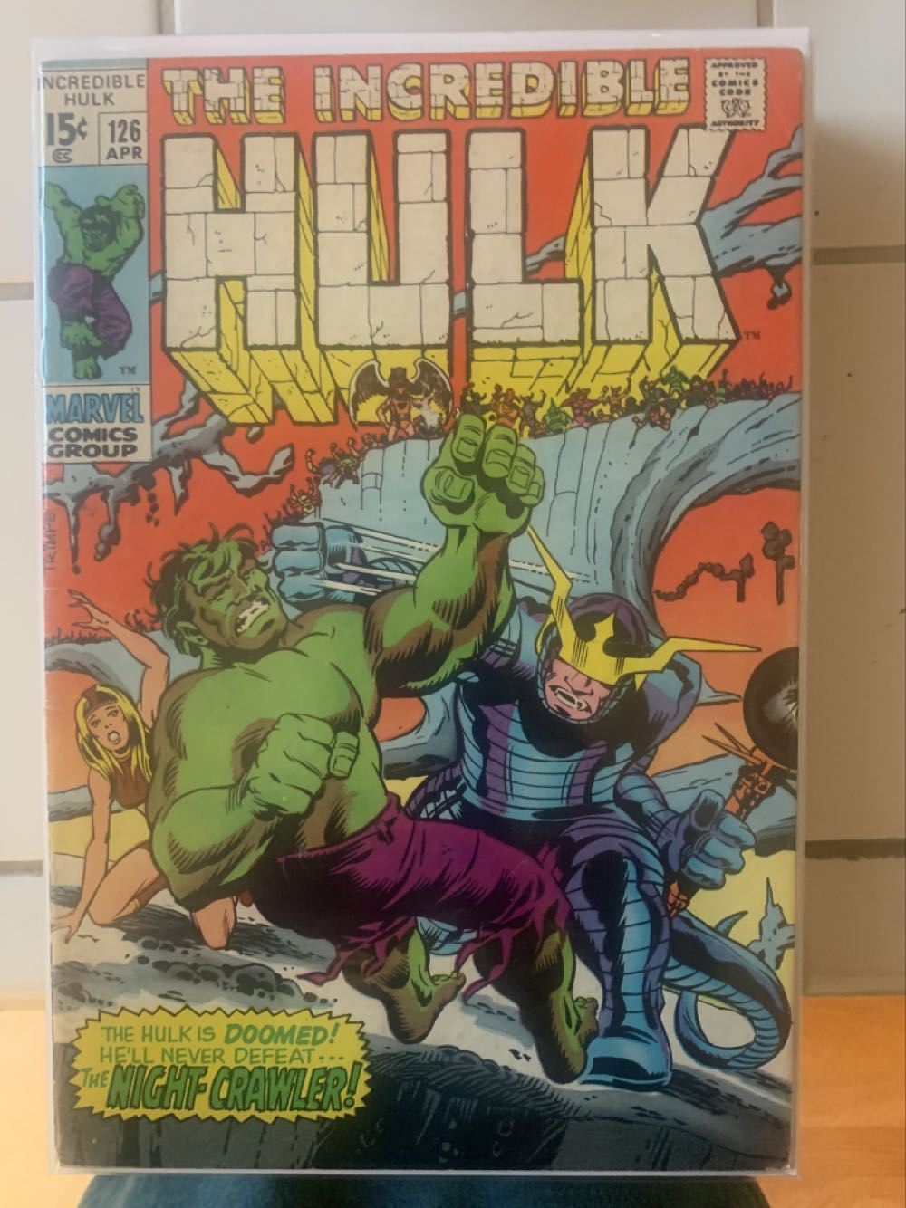 Incredible Hulk, The - Marvel Comics Group (126 - Apr 1970) comic book collectible - Main Image 2