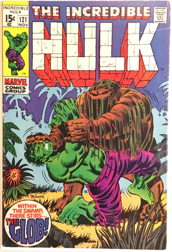 Incredible Hulk, The - Marvel Comics Group (121 - Nov 1969) comic book collectible - Main Image 1