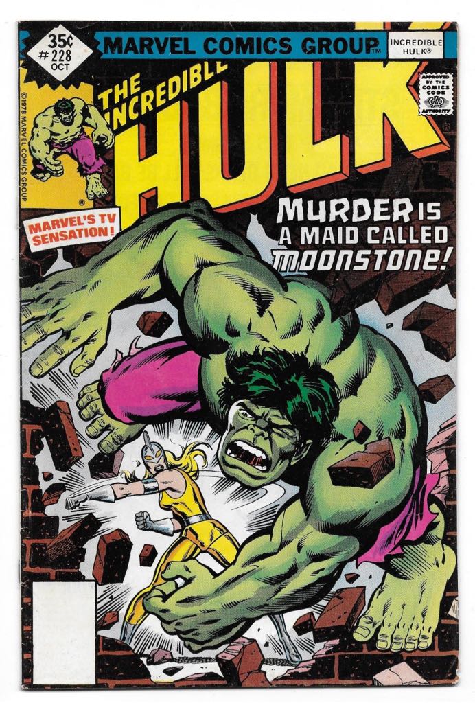 The Incredible Hulk - Marvel Comics (228 - Oct 1978) comic book collectible - Main Image 2