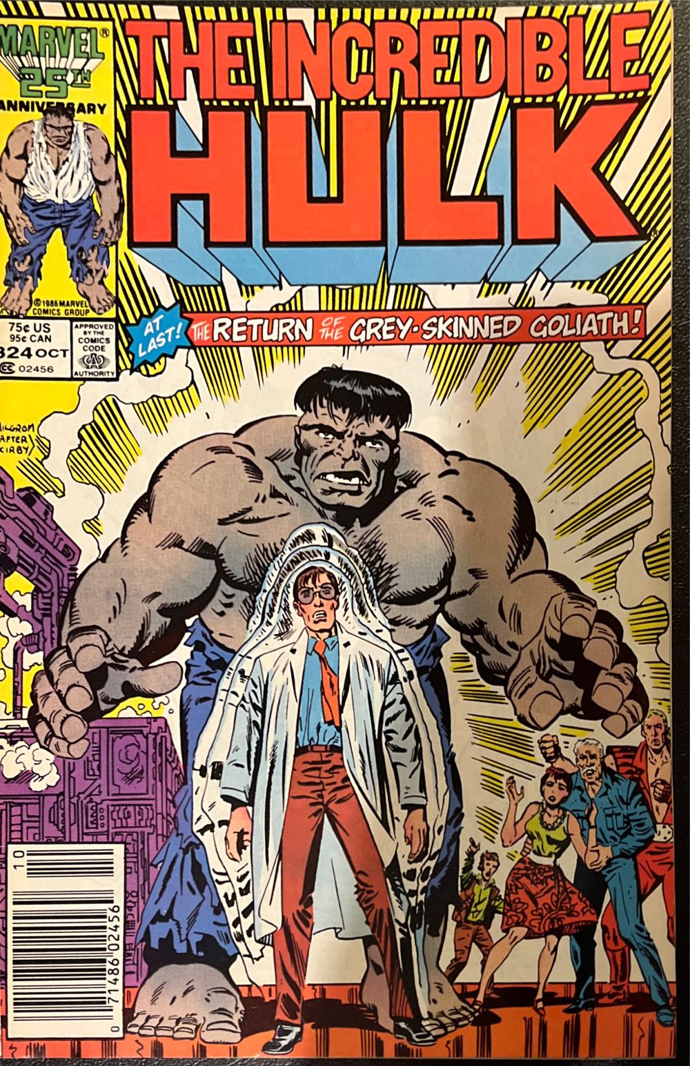 The Incredible Hulk (Vol. 1) - Marvel Comics Group (324 - Oct 1986) comic book collectible - Main Image 2