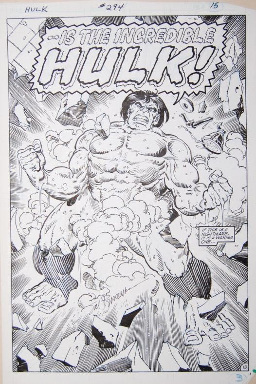 Incredible Hulk - Marvel Comics (294 - Apr 1984) comic book collectible [Barcode 07148602456904] - Main Image 3