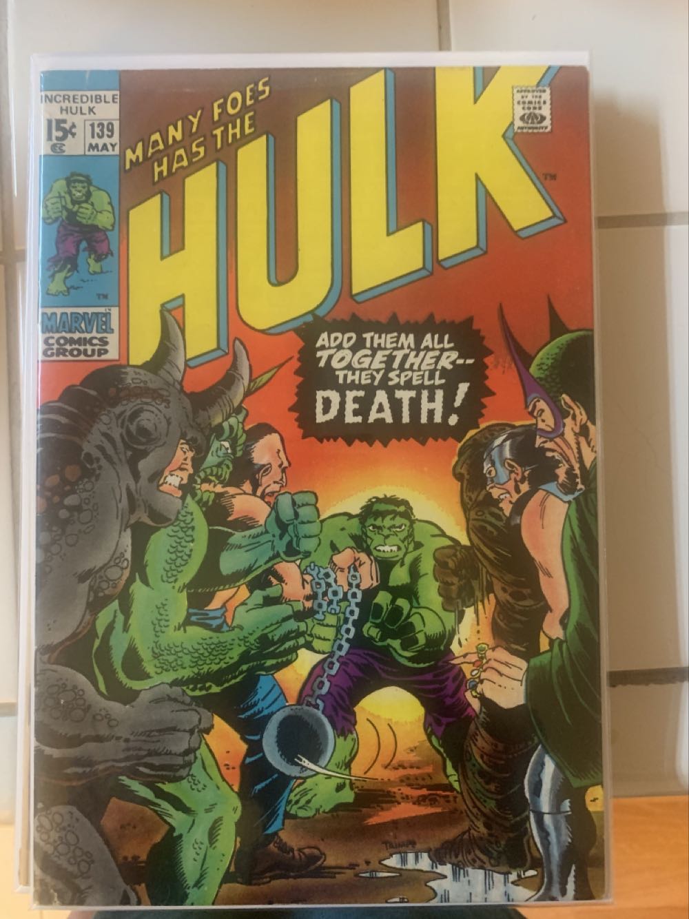 Incredible Hulk, The - Marvel Comics Group (139 - May 1971) comic book collectible - Main Image 2